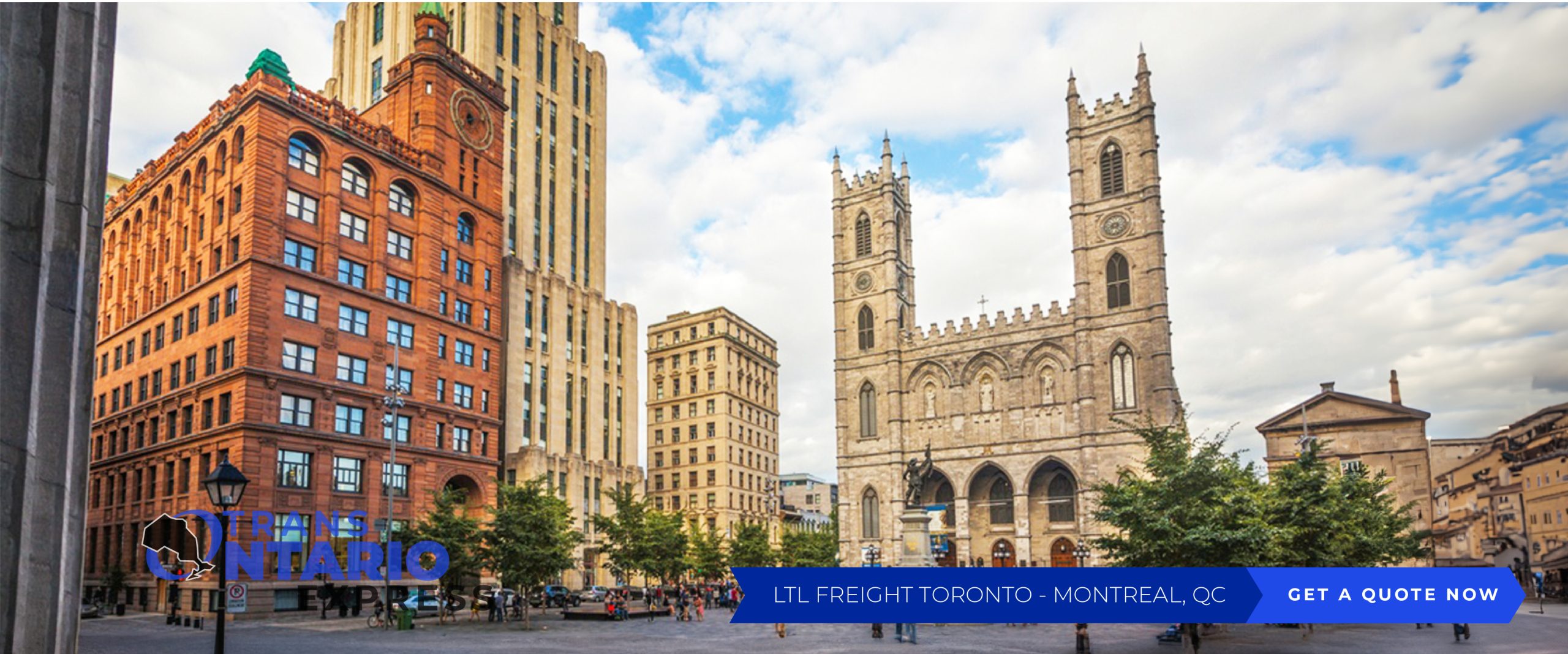 Toronto to Montreal LTL and FTL Freight Shipping